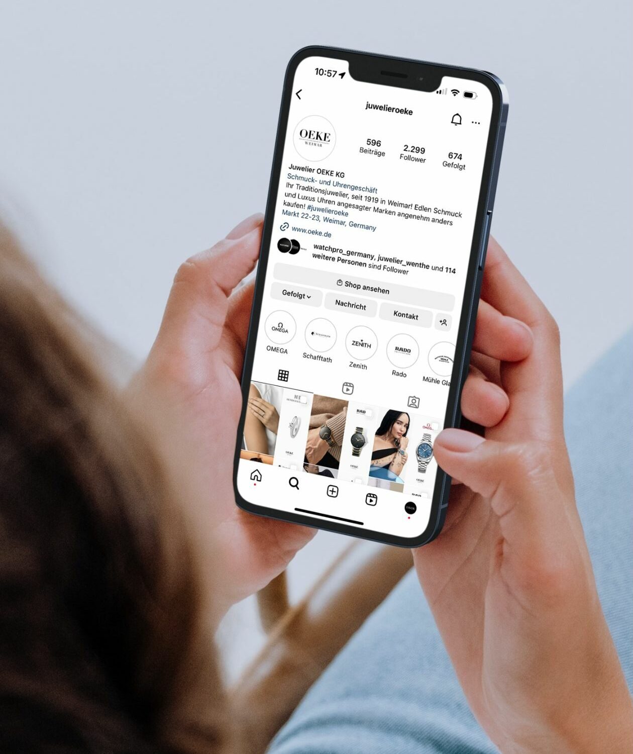 Juwelier Oeke Social Media - Referenzen